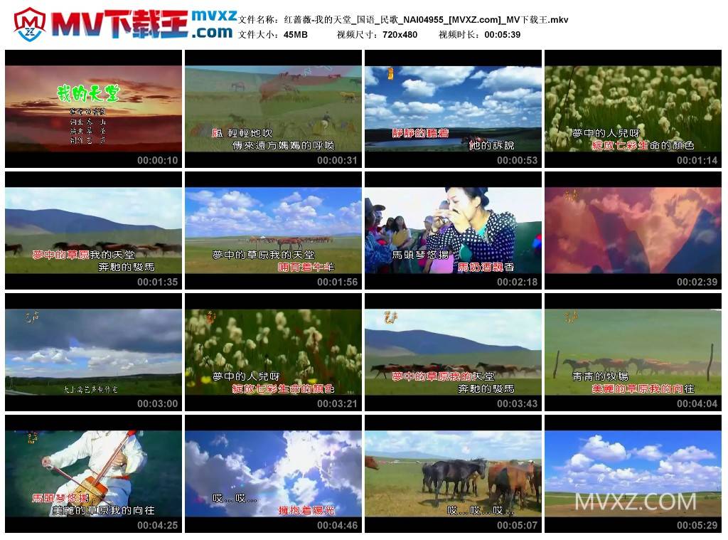 红蔷薇-我的天堂_国语_民歌_NAI04955